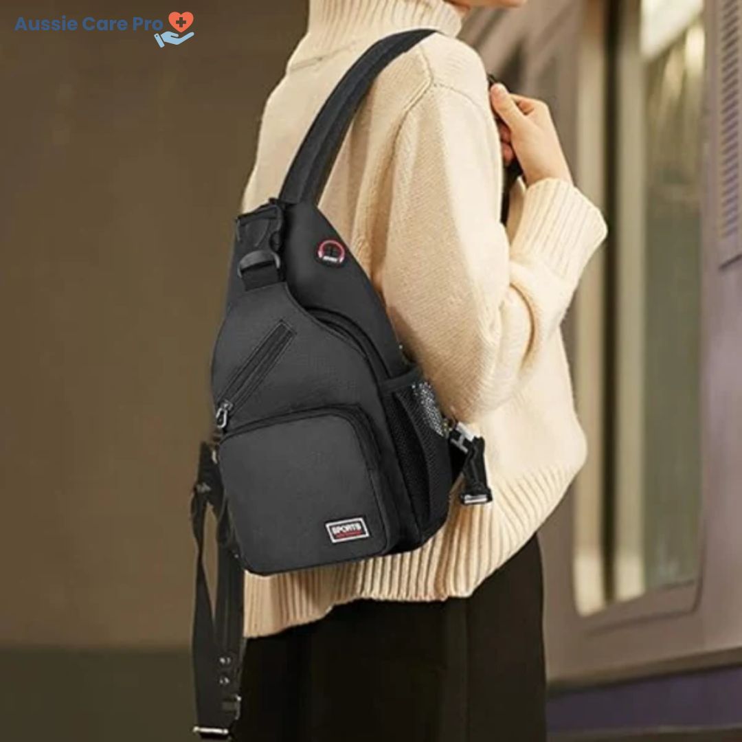 Versatile Canvas Cross Body Travel Tote Bag