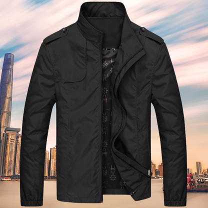 Classic Fall Mens Button Down Coat