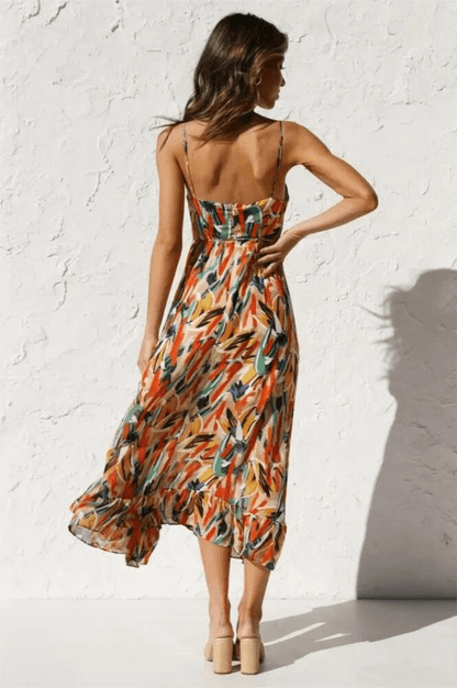 Vibrant Garden Party Dress
