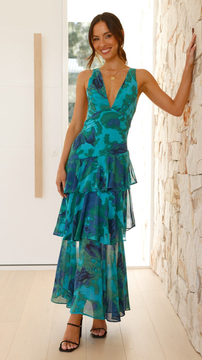 Layered Long Dress for Ladies