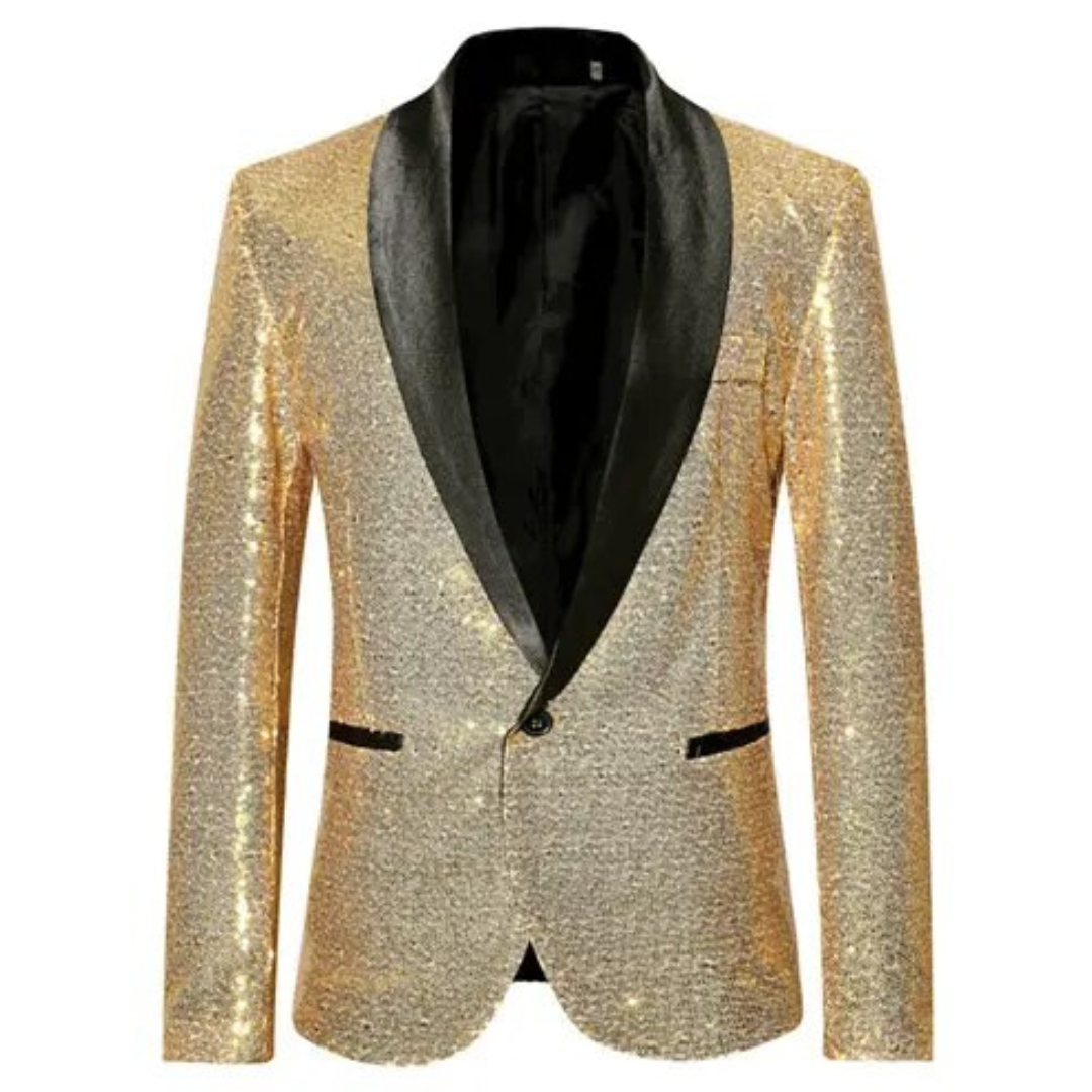 Glittering Night Out Coat for Men
