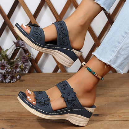 Delor | Comfortable Flower Sandals