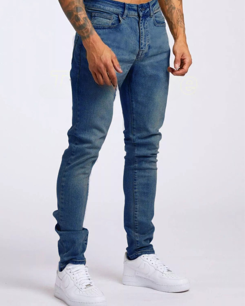 Jasper | Men's Fitted Black Jeans - Stretch Denim for Casual and Formal Wear 1