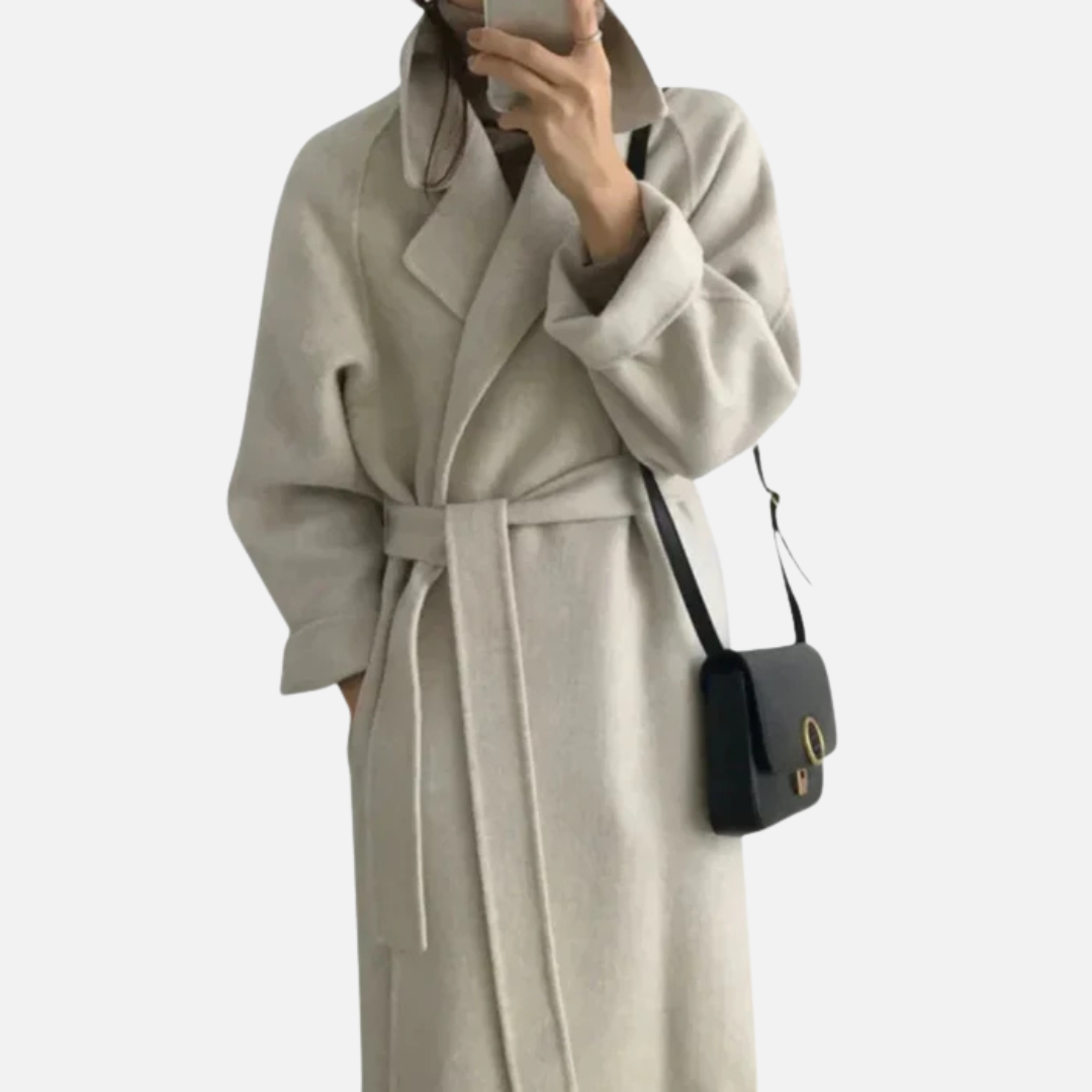 Emilia | Women's Belted Wool Trench Coat