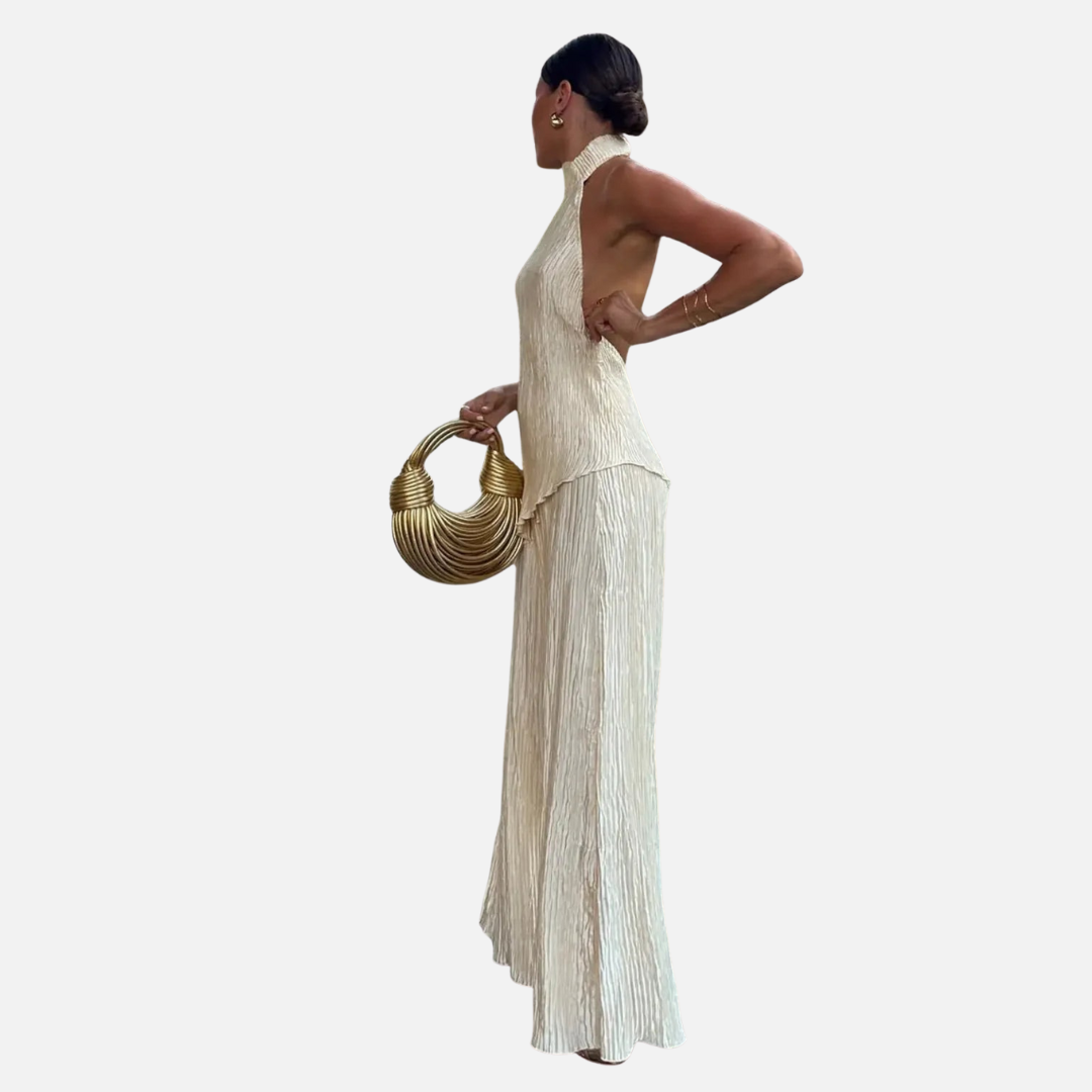 Women's Wedding Pleated Outfit Set