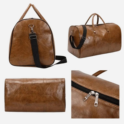Stylish Leather Travel Bag