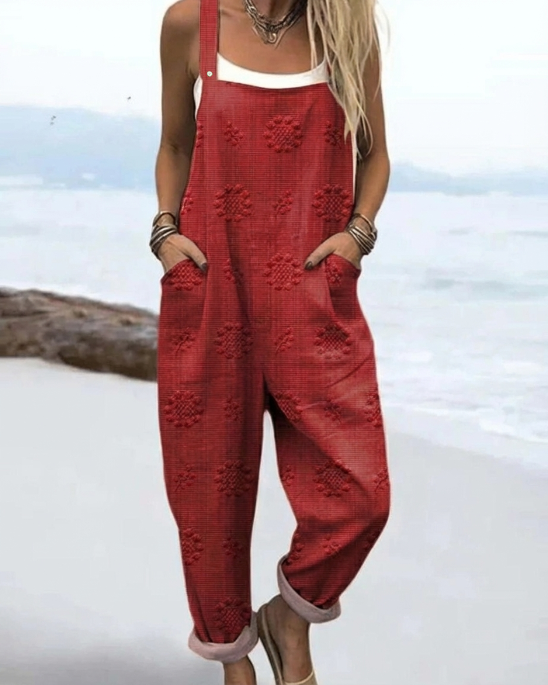 Bright Floral Women's Jumpsuit