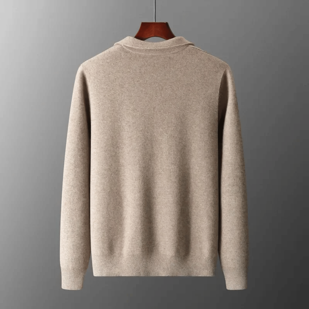 Spencer | Classic cashmere knit sweater