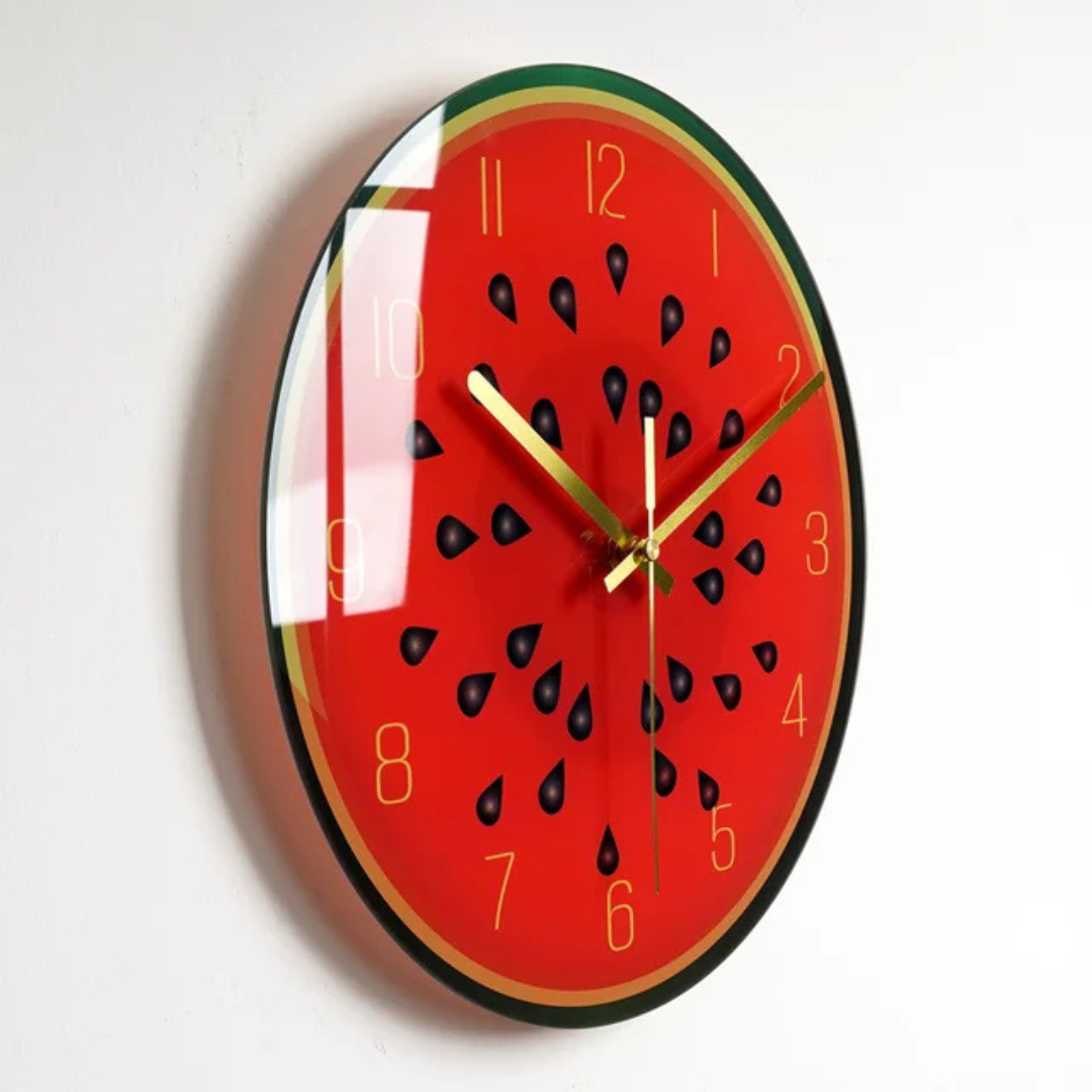 Big Clear Wall Clock - Simple Modern Home Decor