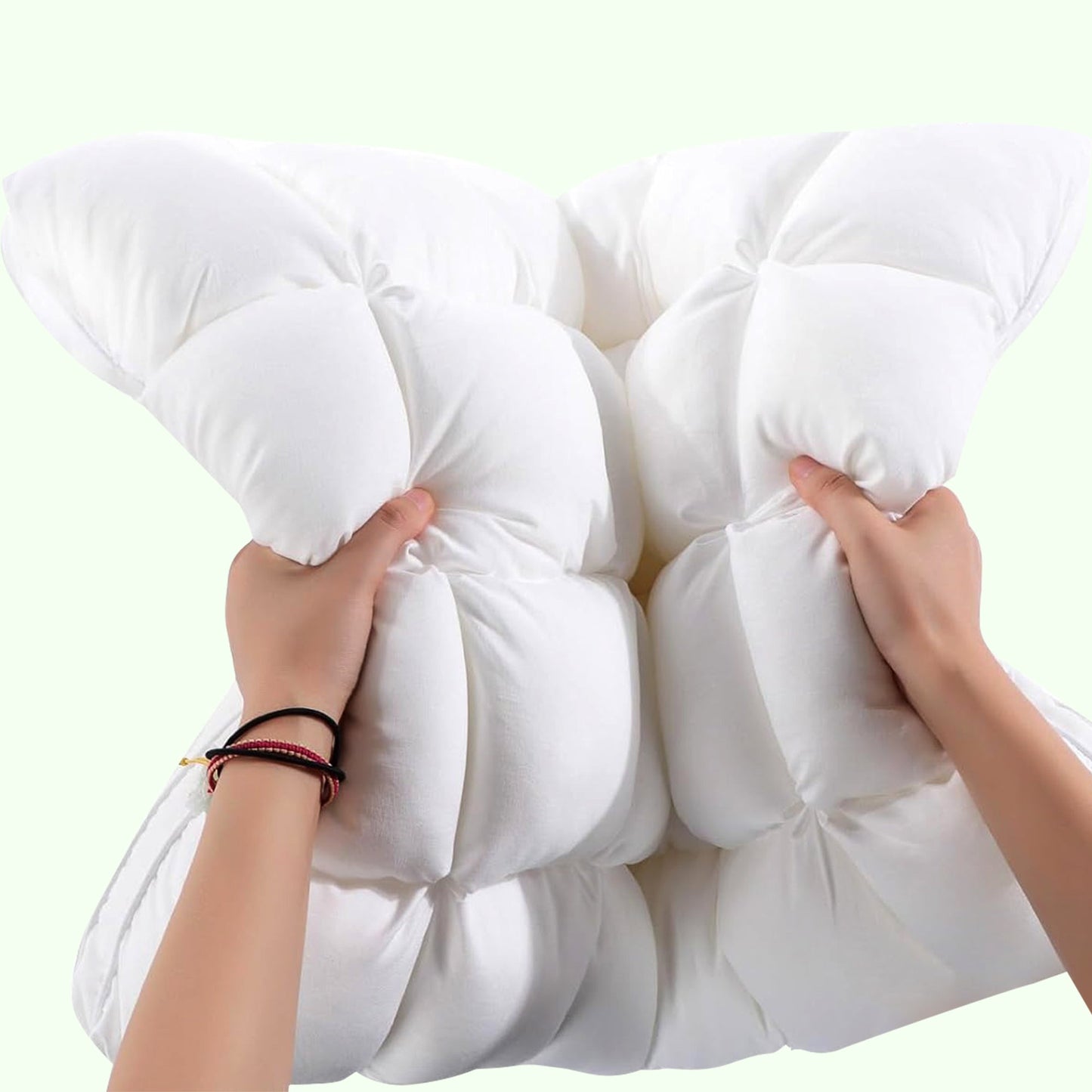 Plush Down Pillow for Side and Back Sleepers