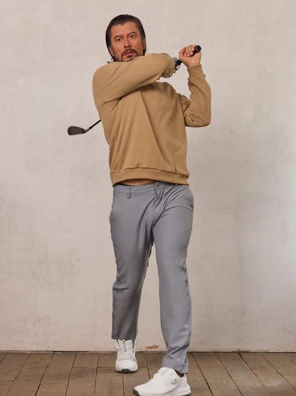 Classic Men's Golf Polo Sweatshirt