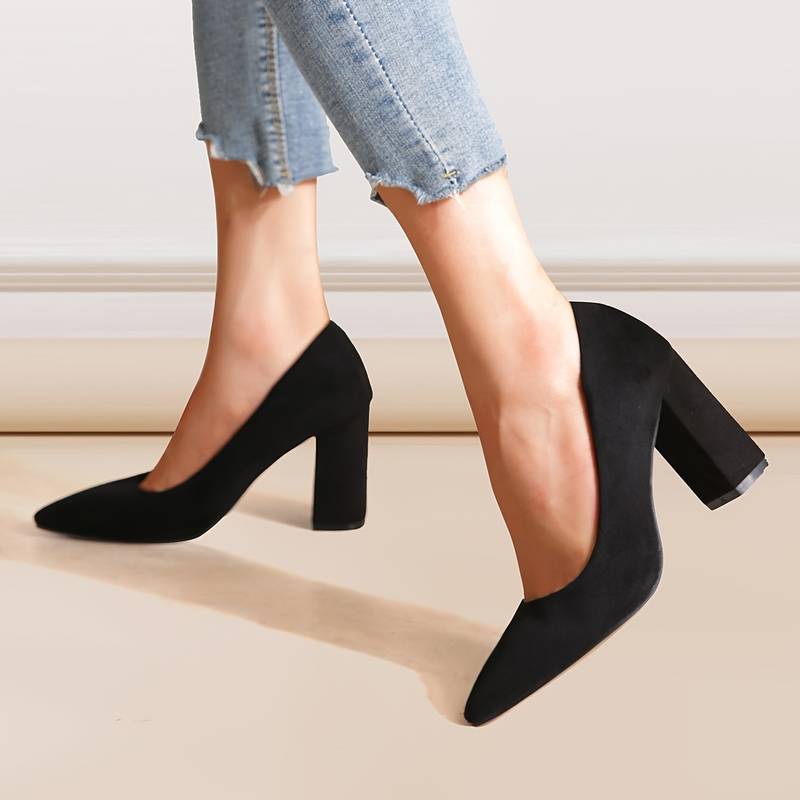 Luxury Suede High Heel Shoe