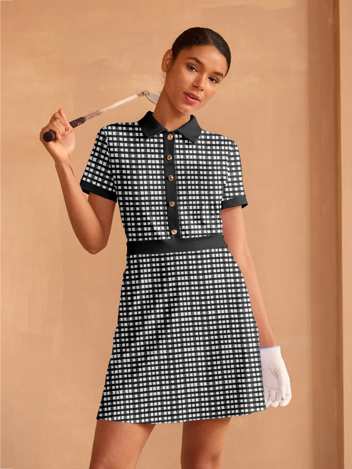 Simple Summer Short Sleeve Midi Sun Dress UPF 50+