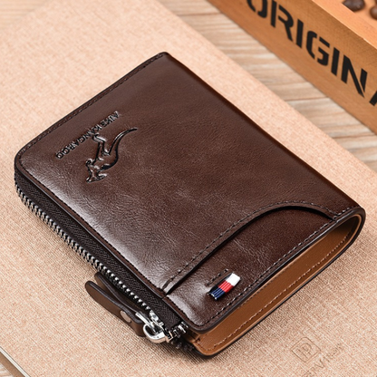 Premium Mens Leather RFID Blocking Wallet