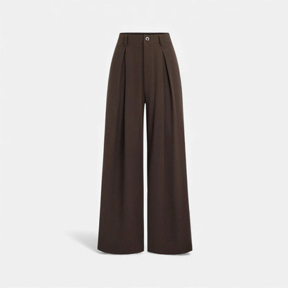 Ladies' Floral Flowy Wide Leg Pants - Luxivelle