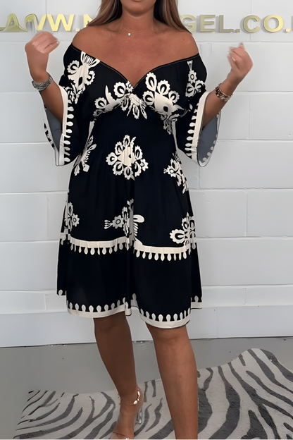 Slimming Mid Length Women's Dress