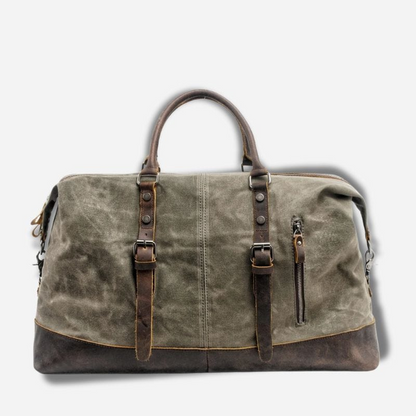 Rustic Cotton Duffel Backpack