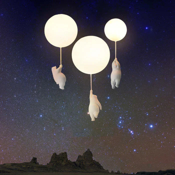 Cute Bear Nursery Pendant Light - Luxivelle