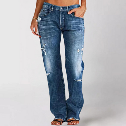 Relaxed Fit Women's Straight Leg Jeans