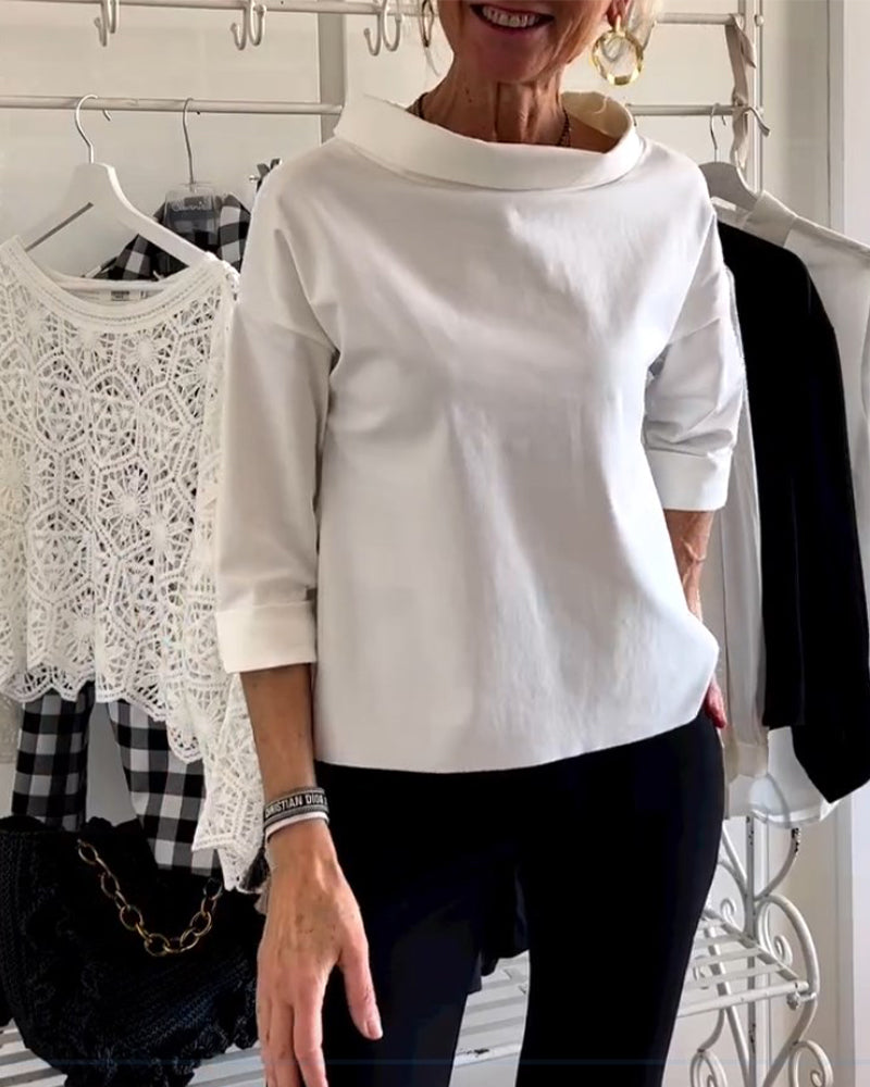 Sofia Women's Top - Elegant Blouse, Breathable Fabric-3