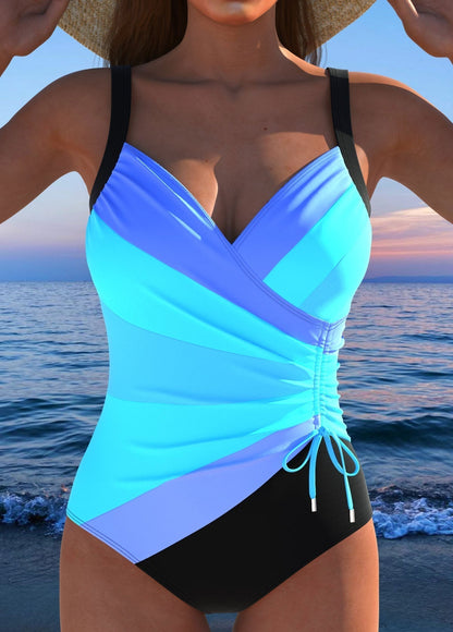 Women's Elegant Tankini Swimsuit with Vibrant Print