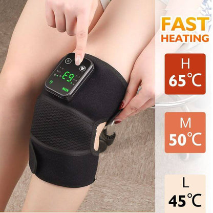 Heated Knee Support Wrap for Pain Relief and Therapy