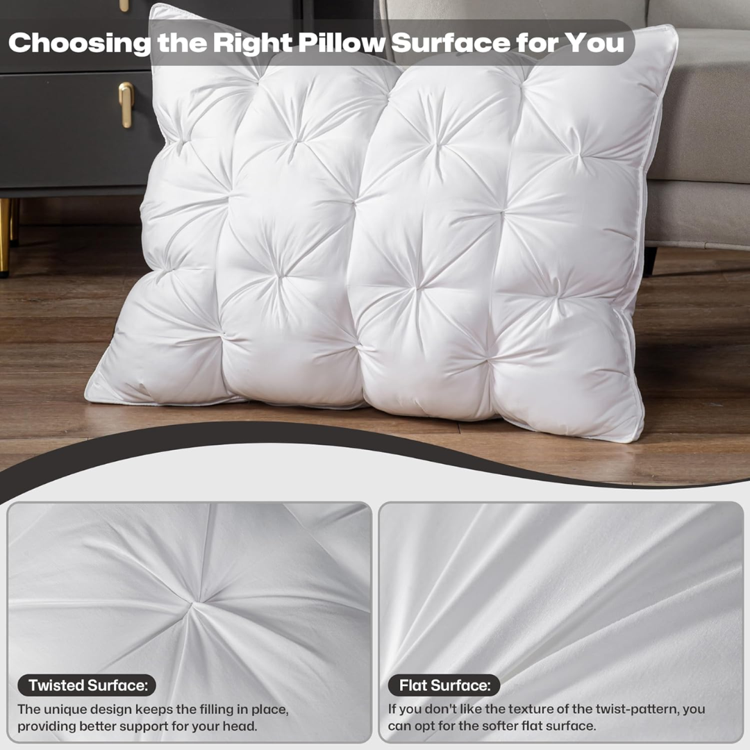 Soft Feather Pillow – Plush Sleep Comfort