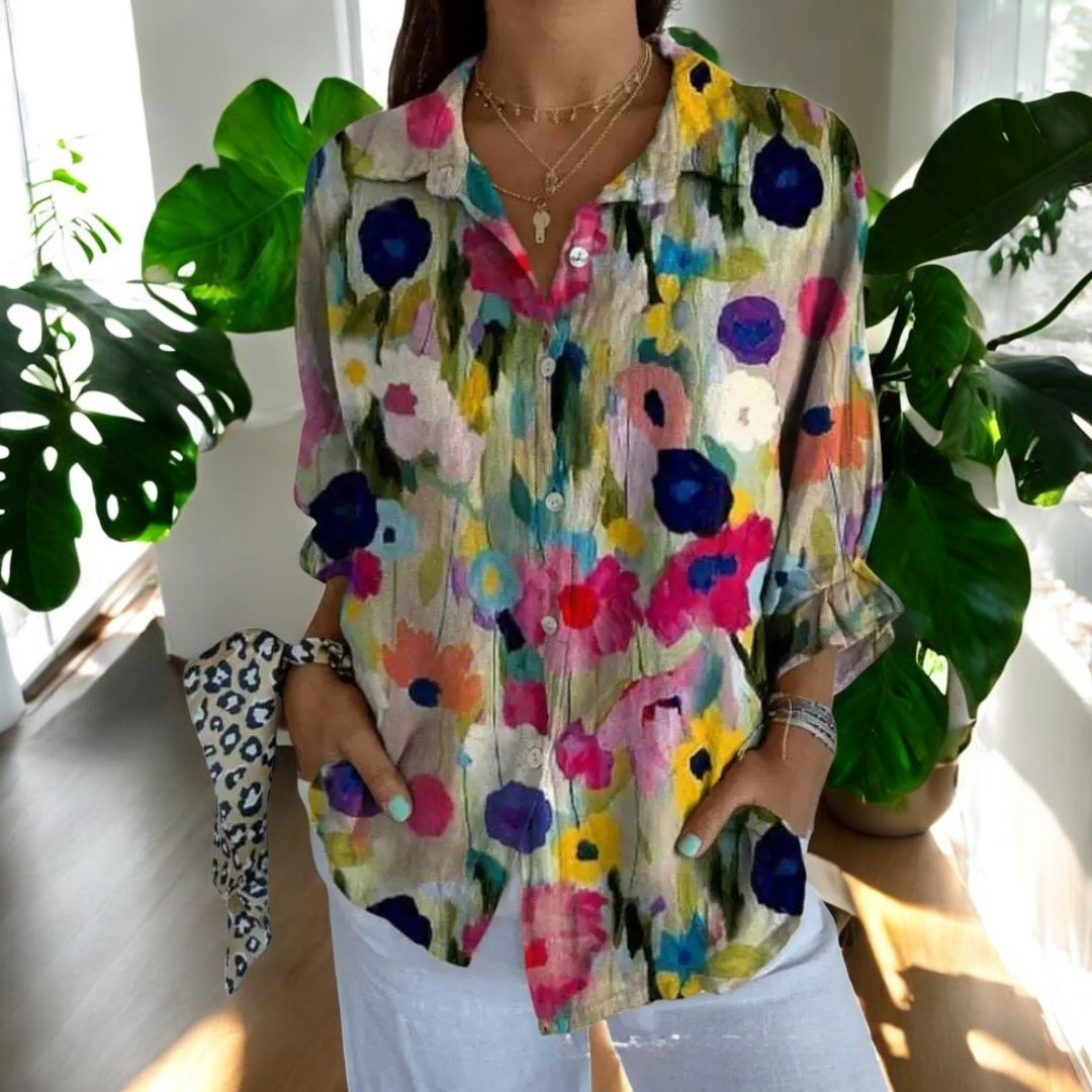 Lightweight Floral Women's Summer Casual Top