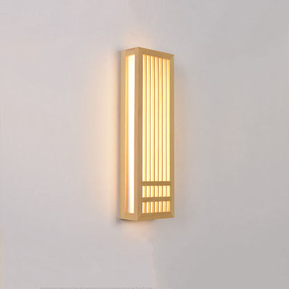 Simple Natural Wood LED Wall Light