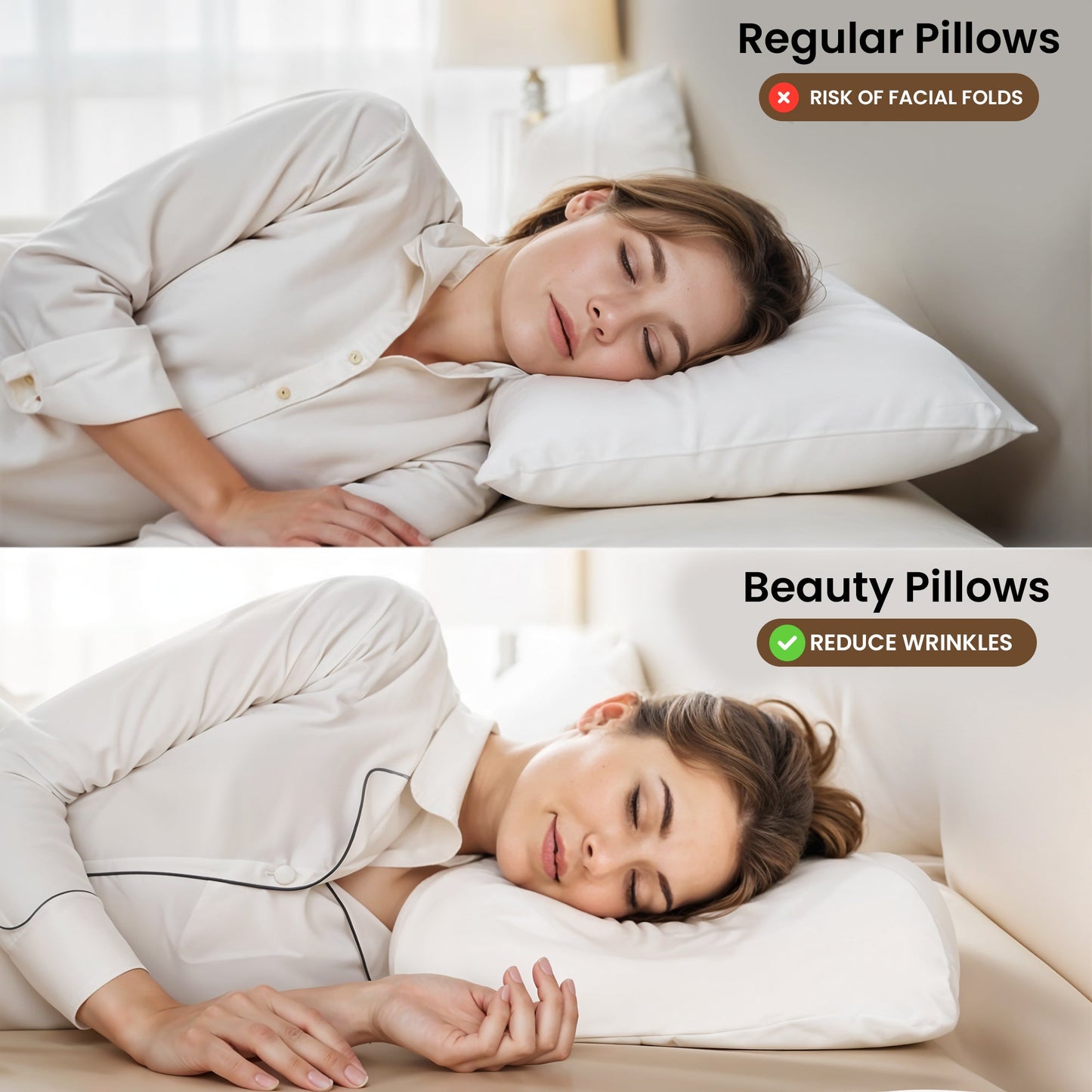 Soft Plush Beauty Pillow for Radiant Skin Sleep