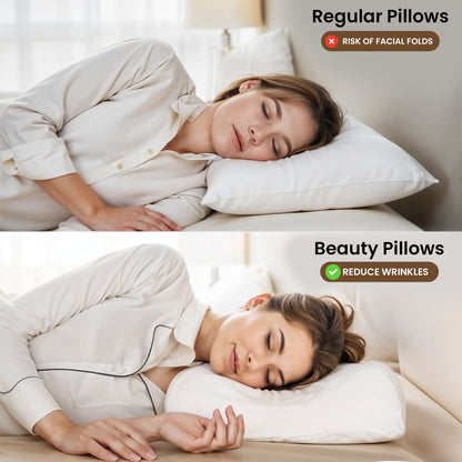 Soft Plush Beauty Pillow for Radiant Skin Sleep