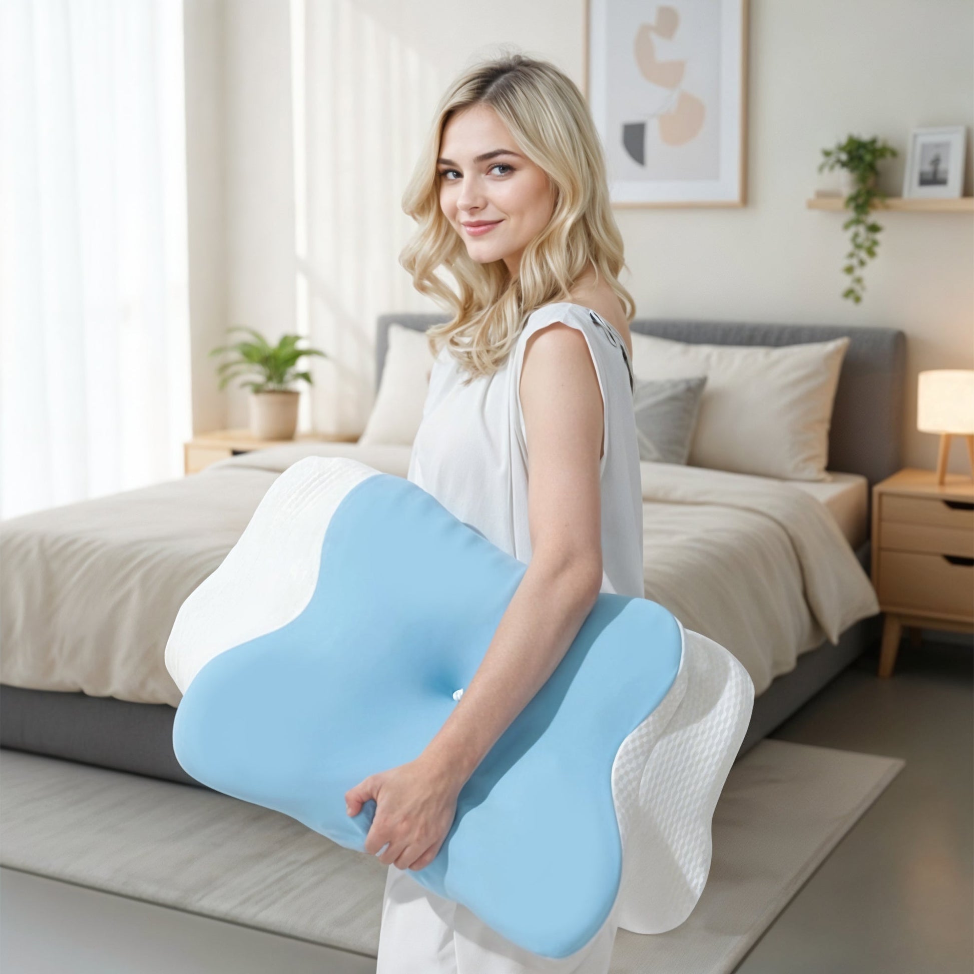 Contour Memory Foam Travel Pillow - Luxivelle