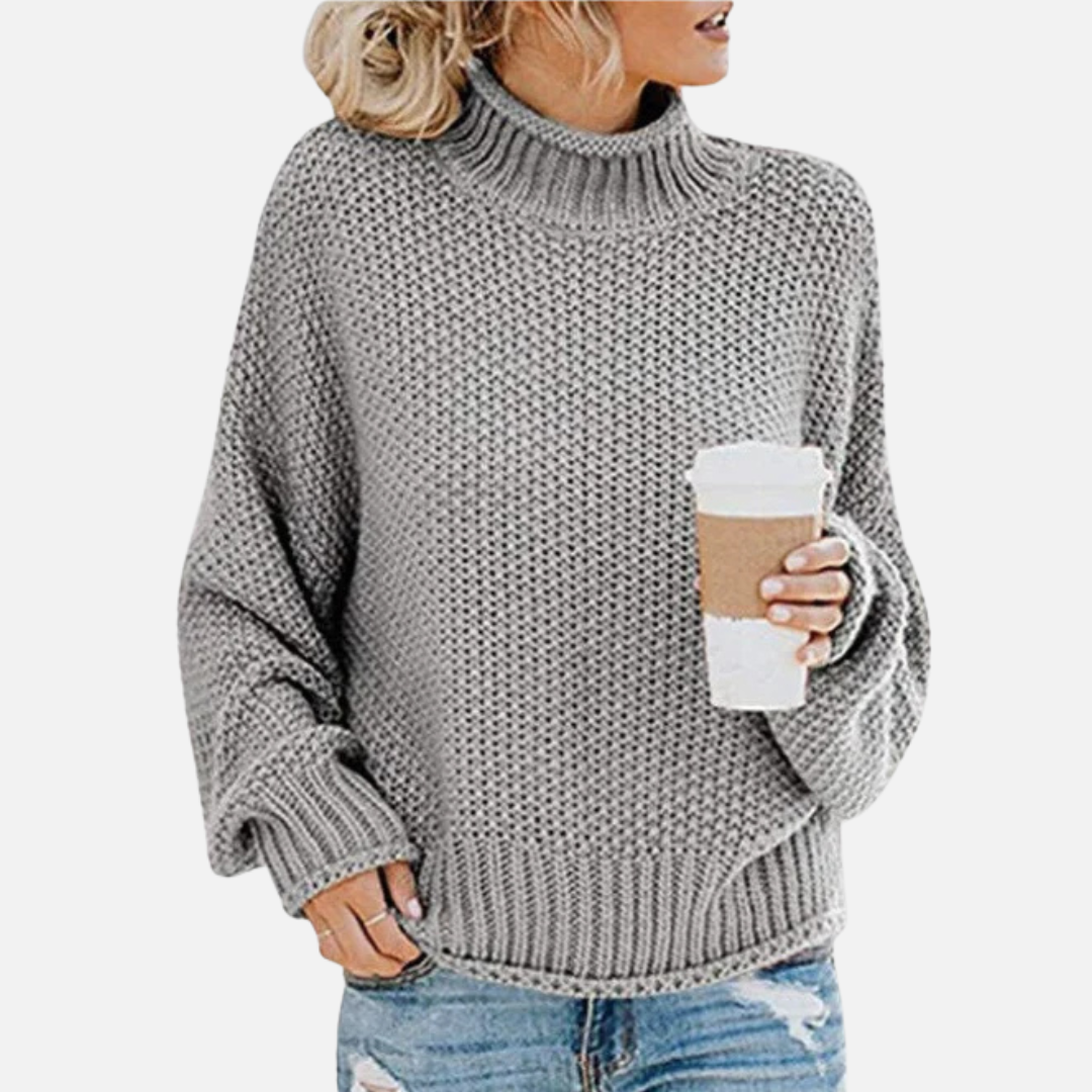 Maya | Mock-Neck Oversized Sweater