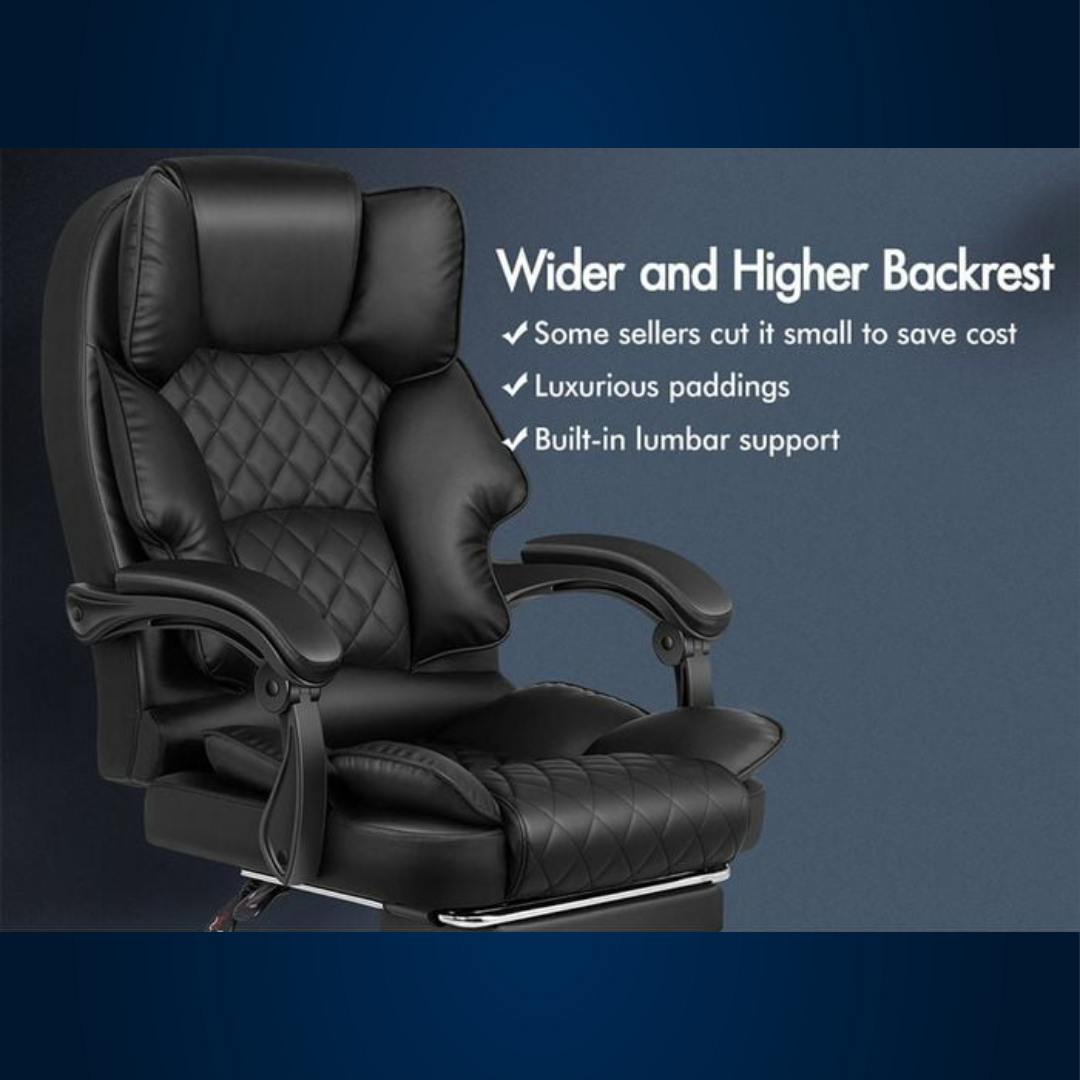 Luxury Brown Leather Reclining Chair