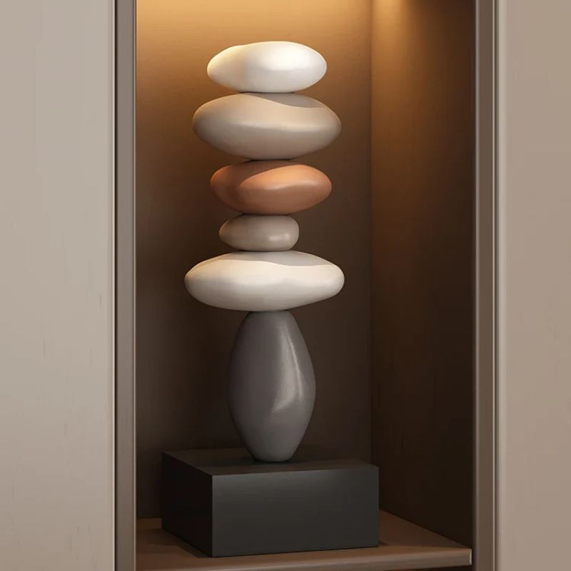 Serenity Sculpture - Calming Home Decor Accent - Luxivelle