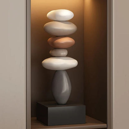 Serenity Sculpture - Calming Home Decor Accent - Luxivelle