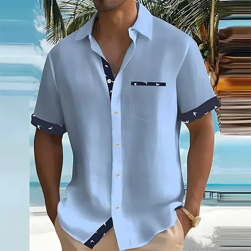 Lightweight Casual Mens Short Sleeve Tee