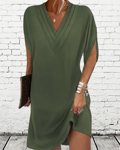Charming | Summer Dress - Lightweight V-Neck Sundress for Casual and Beach Wear 5