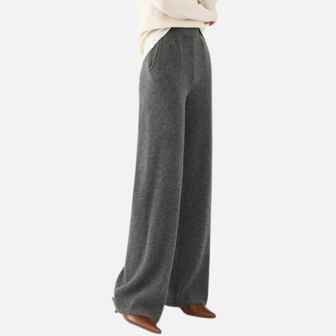 Rosalie | Women's Wide Leg Knit Lounge Pants