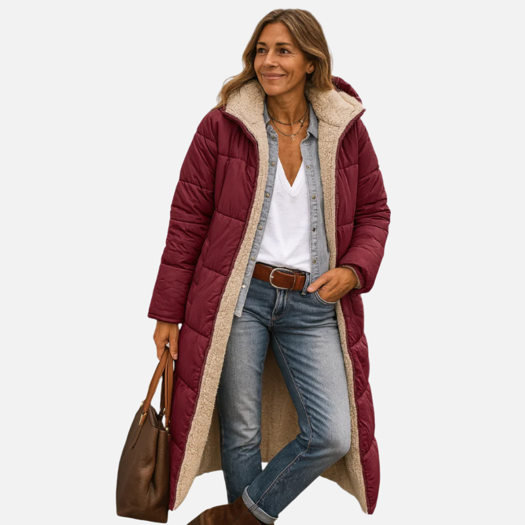 Bronte | Womens Warm Hooded Puffer Coat