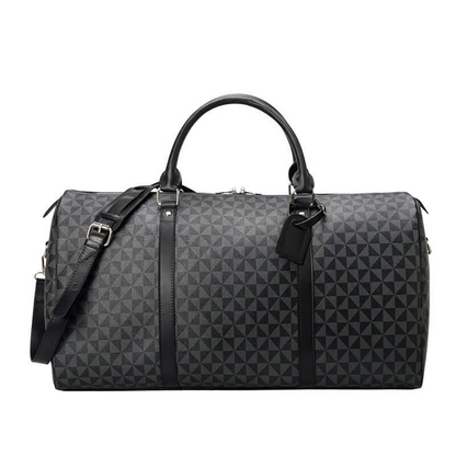 Luxury Leather Men Women Duffle Travel Bag