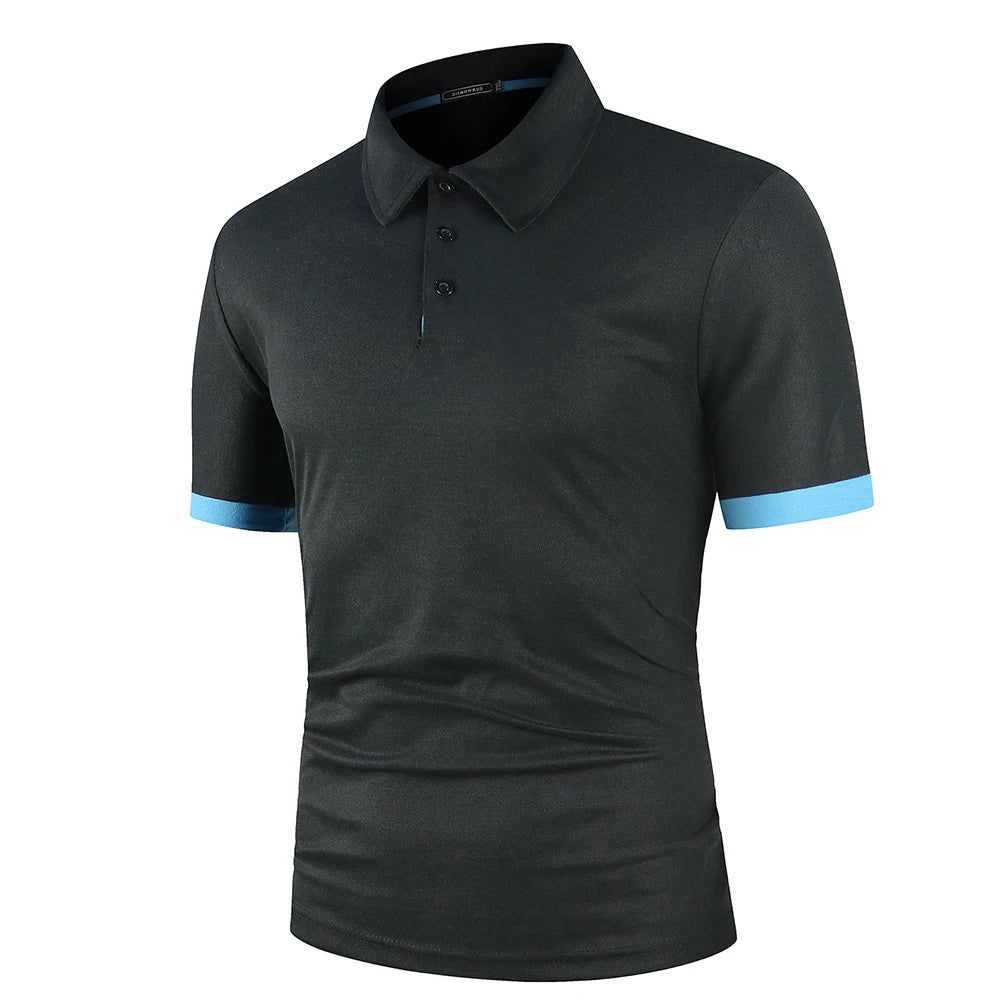 Breathable Casual Men's Short Sleeve Polo Shirt