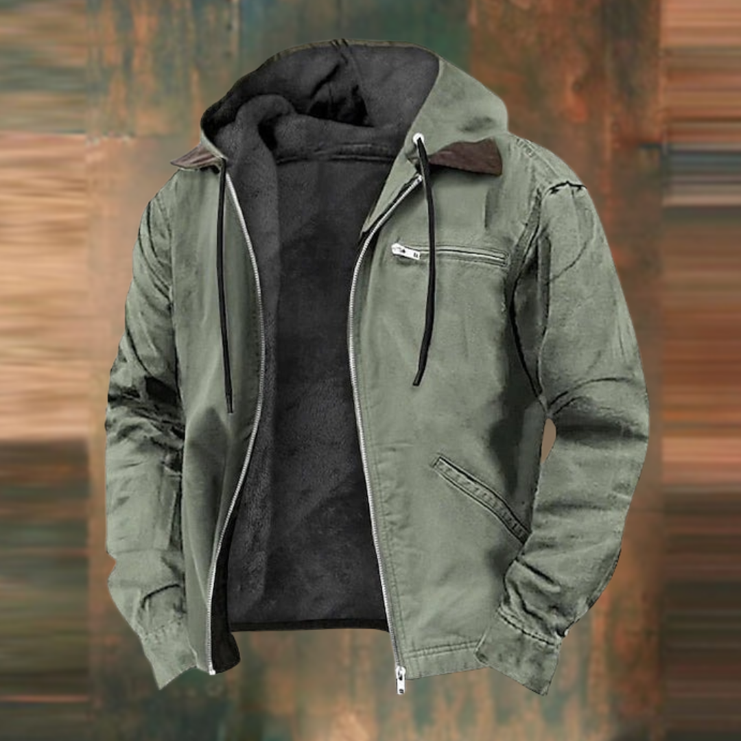 Henry | Jacket with zipper and hood