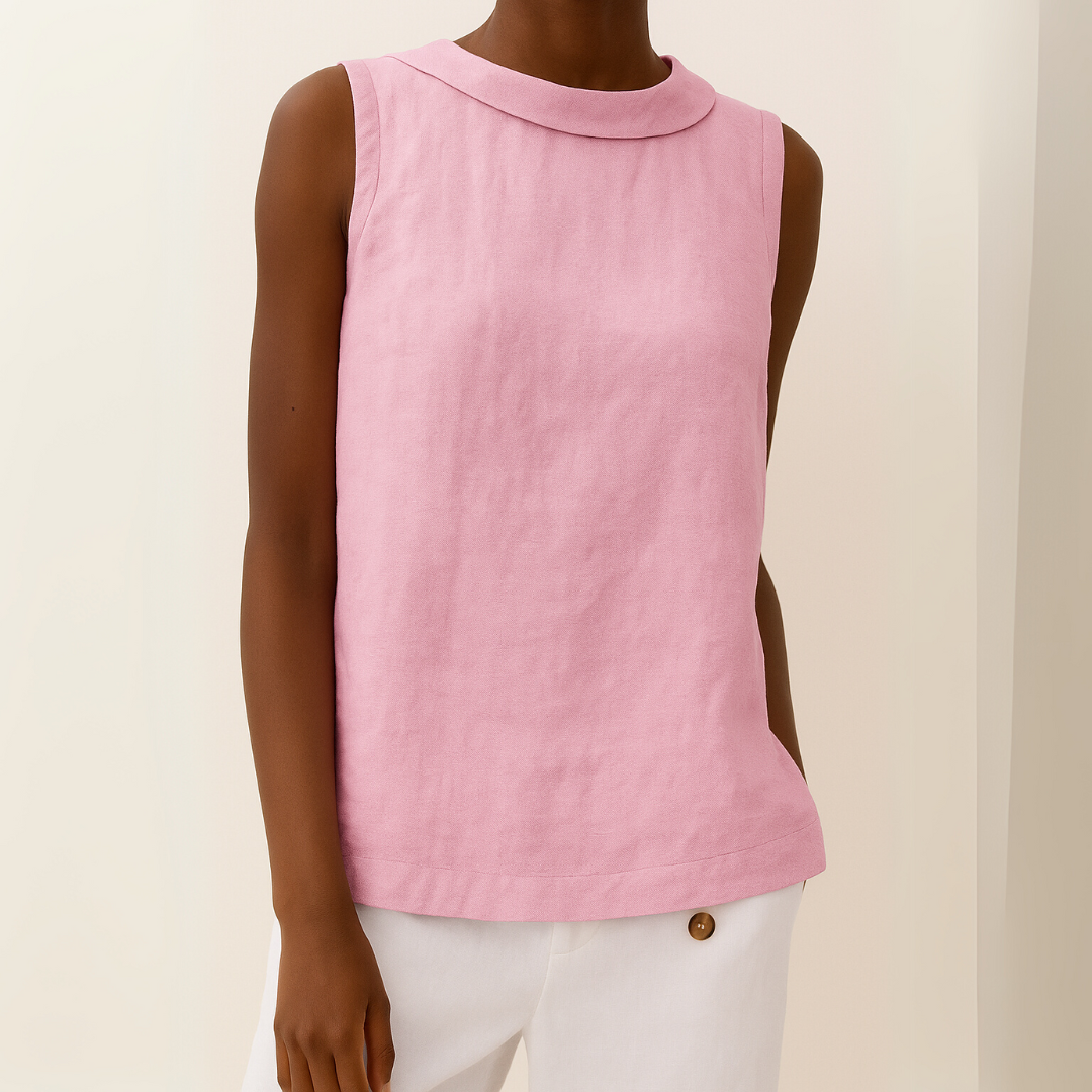 Tank Style Crew Neck Women's Top