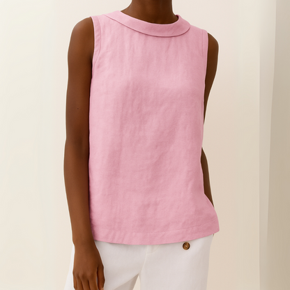 Tank Style Crew Neck Women's Top