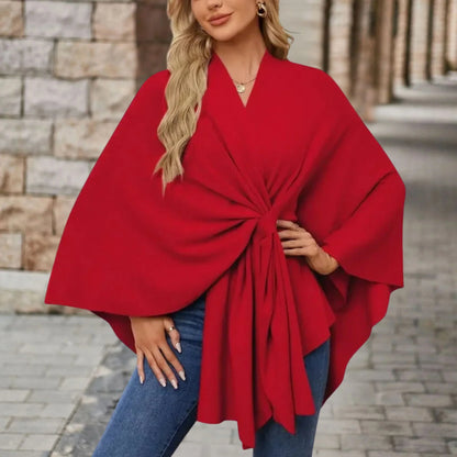 Stylish Women's Wrap Poncho