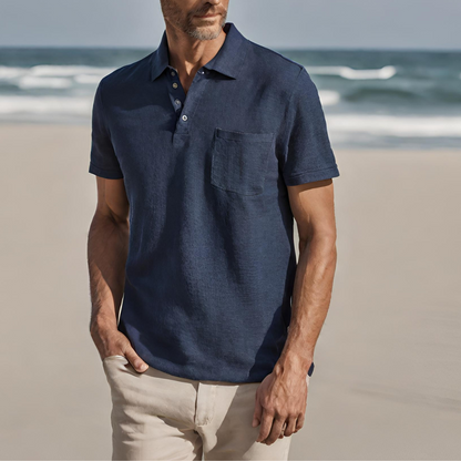 Classic Casual Short Sleeve Polo Shirt