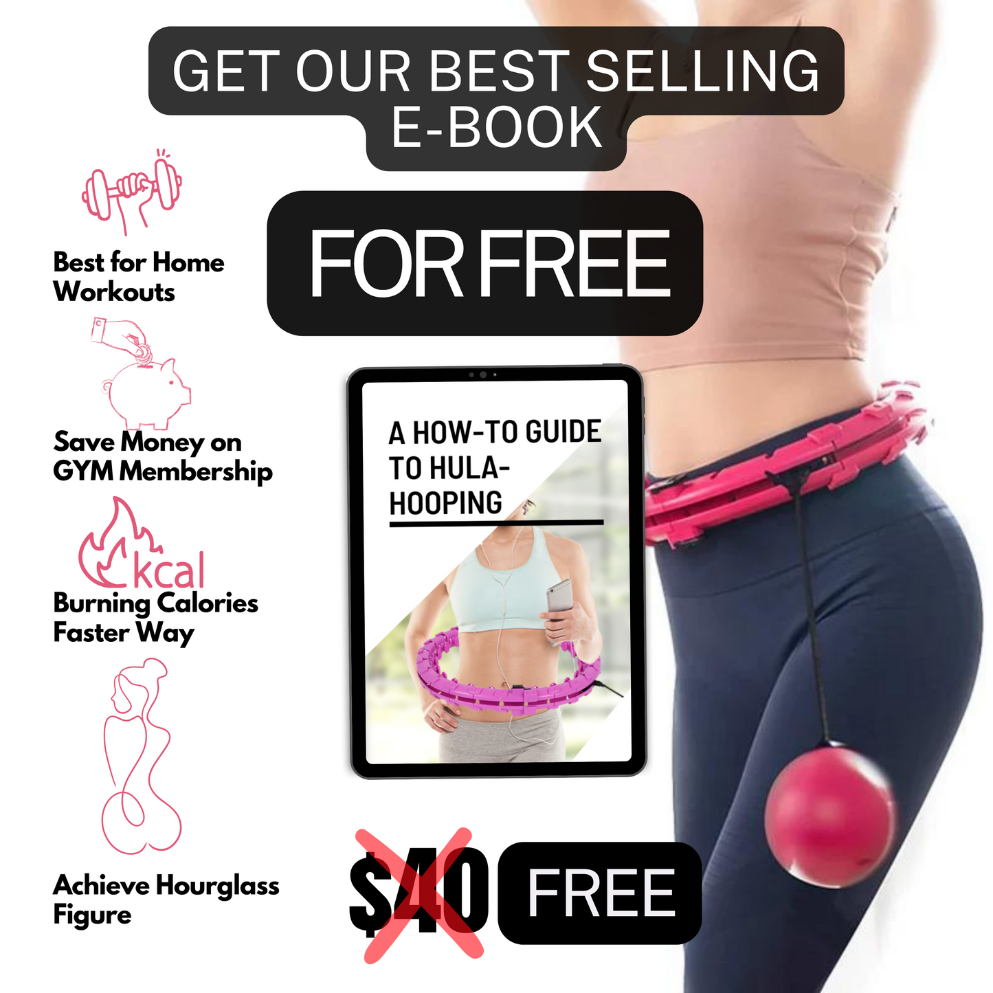 Fun Exercise Hoop for Weight Loss