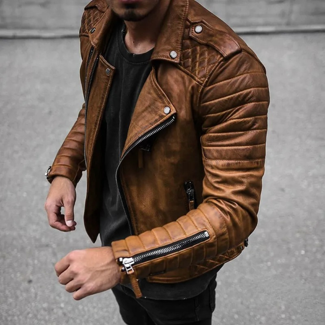 Classic Slim Fit Mens Zip Up Jacket