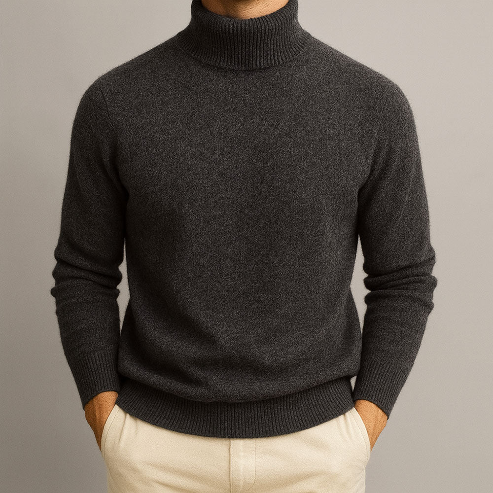 Classic Fit Men's Turtleneck Sweater